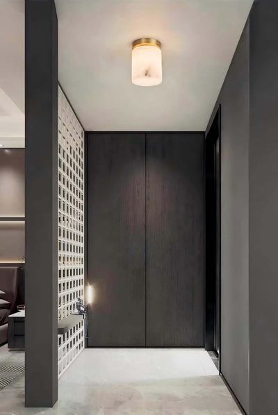 Virex Ceiling Light - Elegant Alabaster Ceiling Light