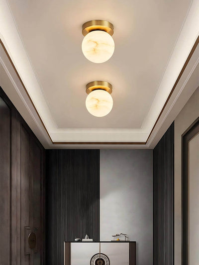 Virex Ceiling Light - Elegant Alabaster Ceiling Light