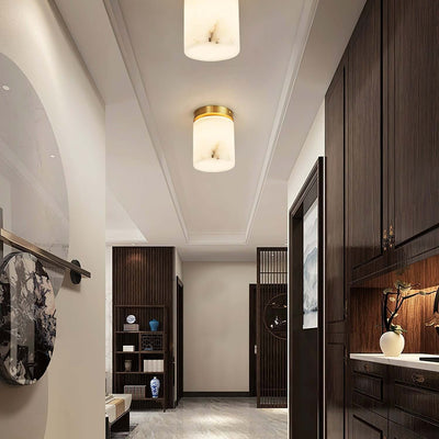 Virex Ceiling Light - Elegant Alabaster Ceiling Light