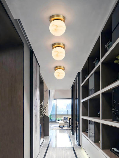 Virex Ceiling Light - Elegant Alabaster Ceiling Light