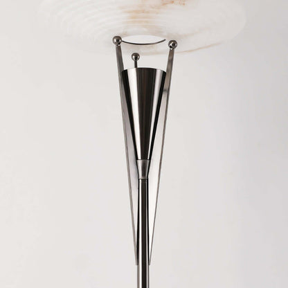Vylara Floor Lamp - Minimalist Alabaster Corner Lamp for Living Room