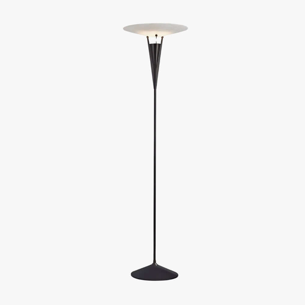Vylara Floor Lamp - Minimalist Alabaster Corner Lamp for Living Room