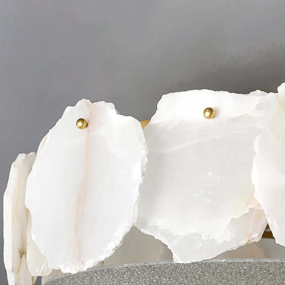 Xelora Ceiling Light | Alabaster Flush Mount for Bedrooms & More