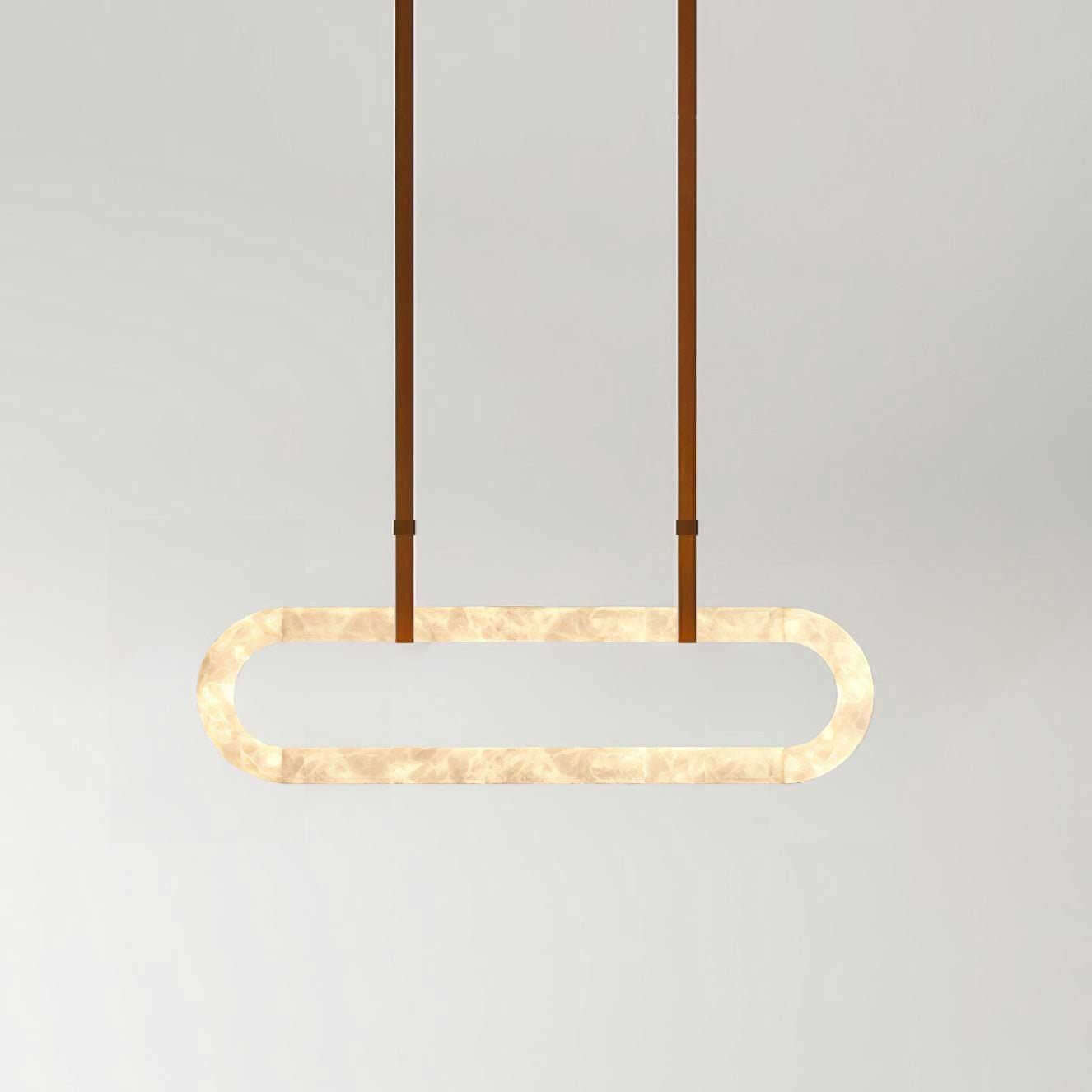 Zalonix Chandelier – Alabaster Retro Chandelier for Dining Room