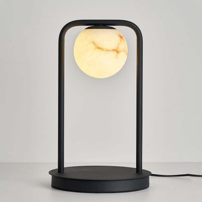 Zavro Table Lamp – Minimalist Alabaster Table Lamp Design
