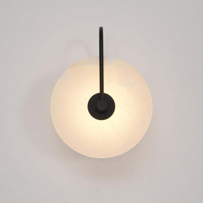 Zayro Wall Sconce – Alabaster Wall Sconce Bedside Lights