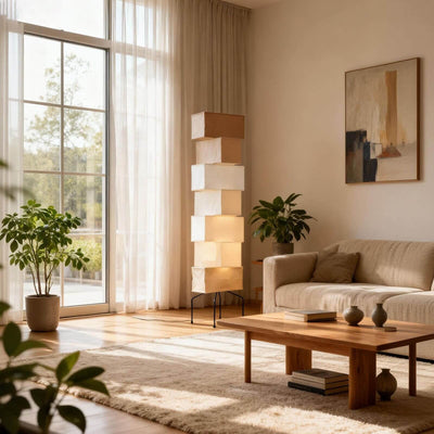 Zerli Floor Lamp – Living Room Floor Lamp Japanese Style
