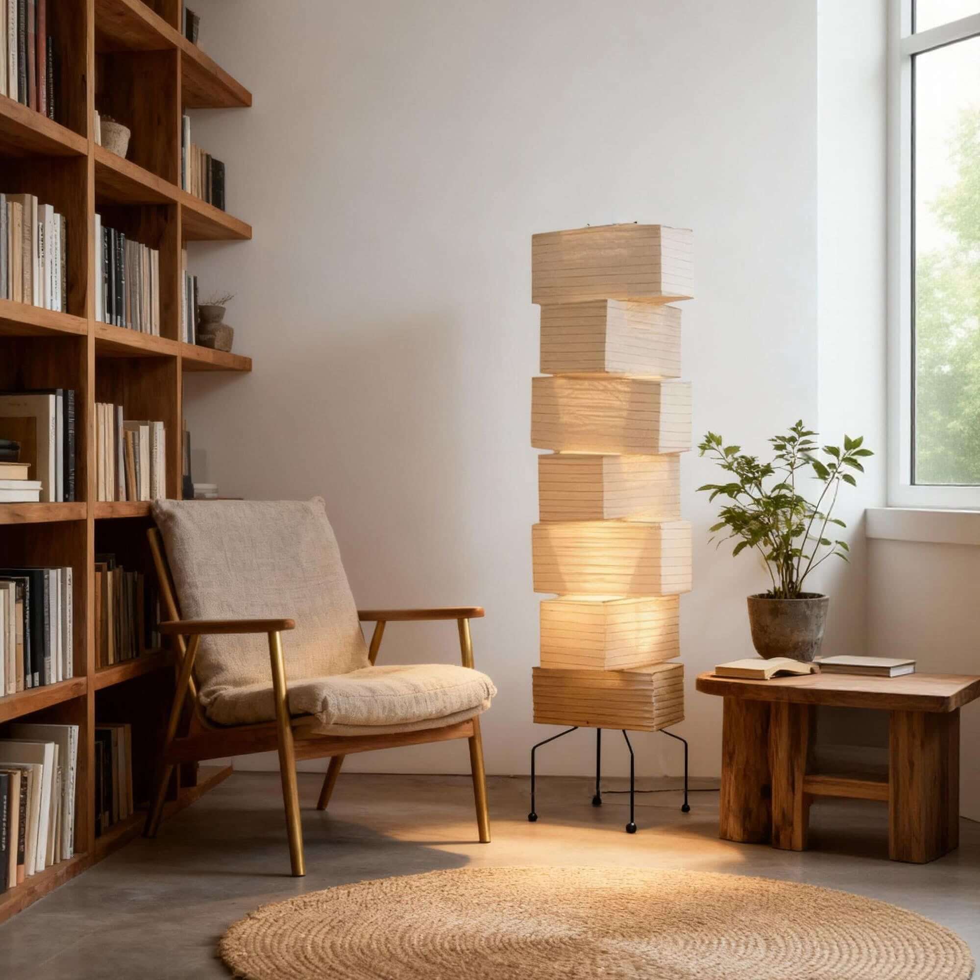 Zerli Floor Lamp – Living Room Floor Lamp Japanese Style