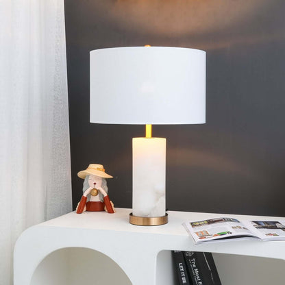 Zeytu Table Lamp – Alabaster Table Lamp, Modern Table Light