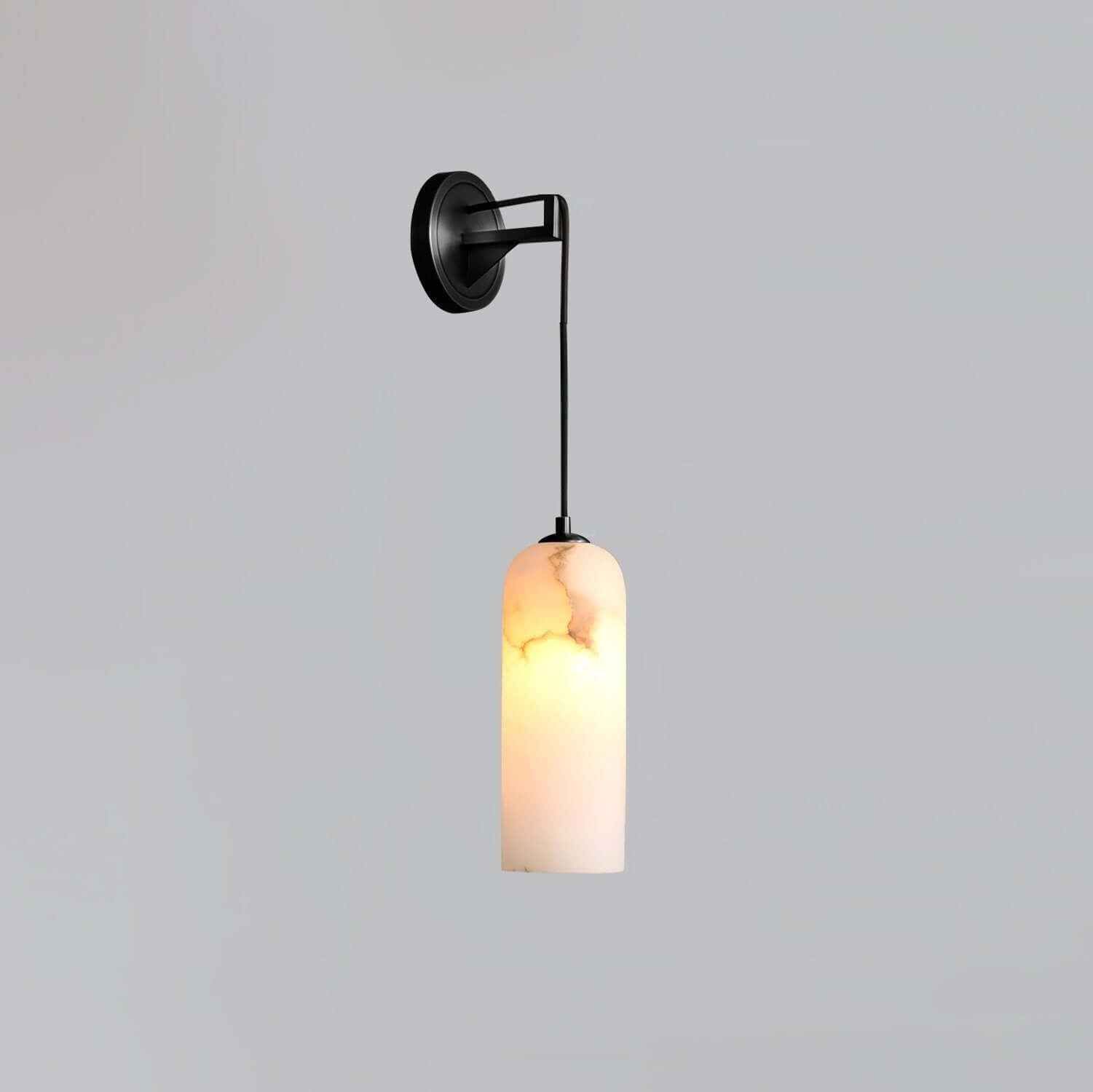 Zoryn Wall Sconce – Alabaster Wall Sconce Brass Light Fixture