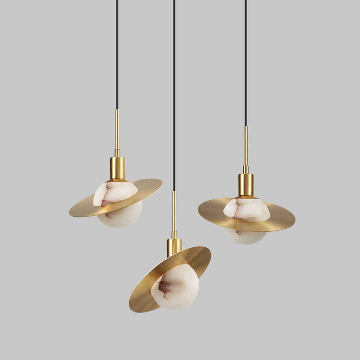 Zuvin Pendant Light – Saucer Pendant Light for Modern Bedrooms